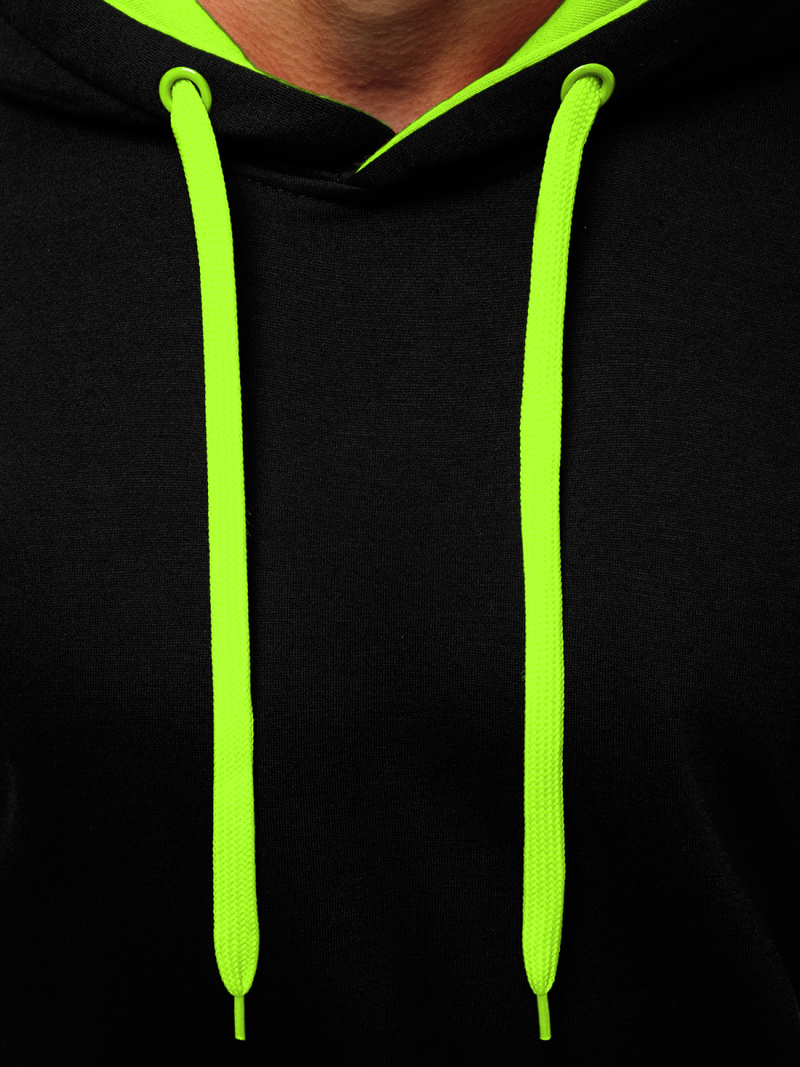 Мъжки суитшърт черно-Celadon OZONEE JS/2011