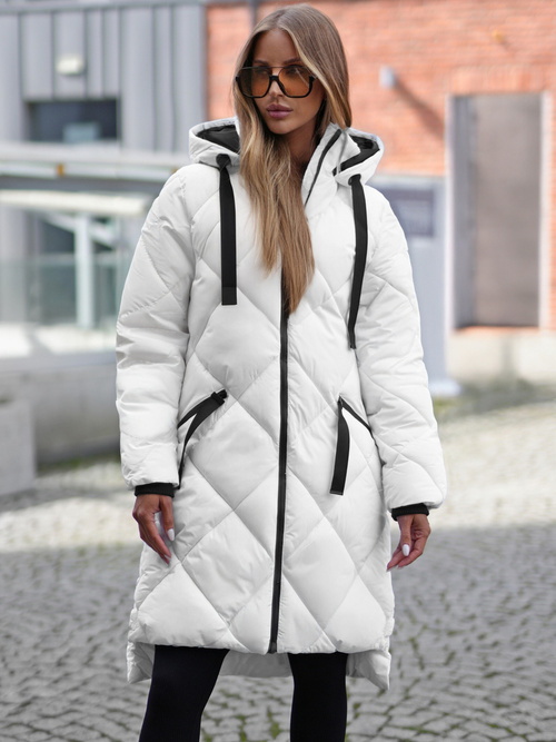 Дамско яке бял OZONEE JS/5M3168/281Z