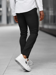 Мъжки панталони чино черни OZONEE DJ/5526Z