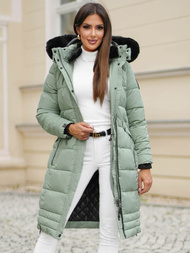 Дамско яке ментова OZONEE O/W377Z