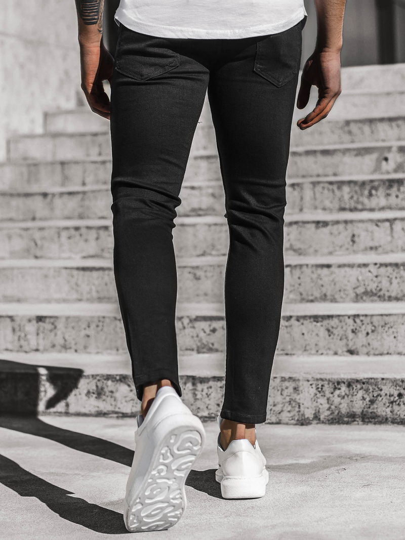 Мъжки дънки черни/2 OZONEE DP/585