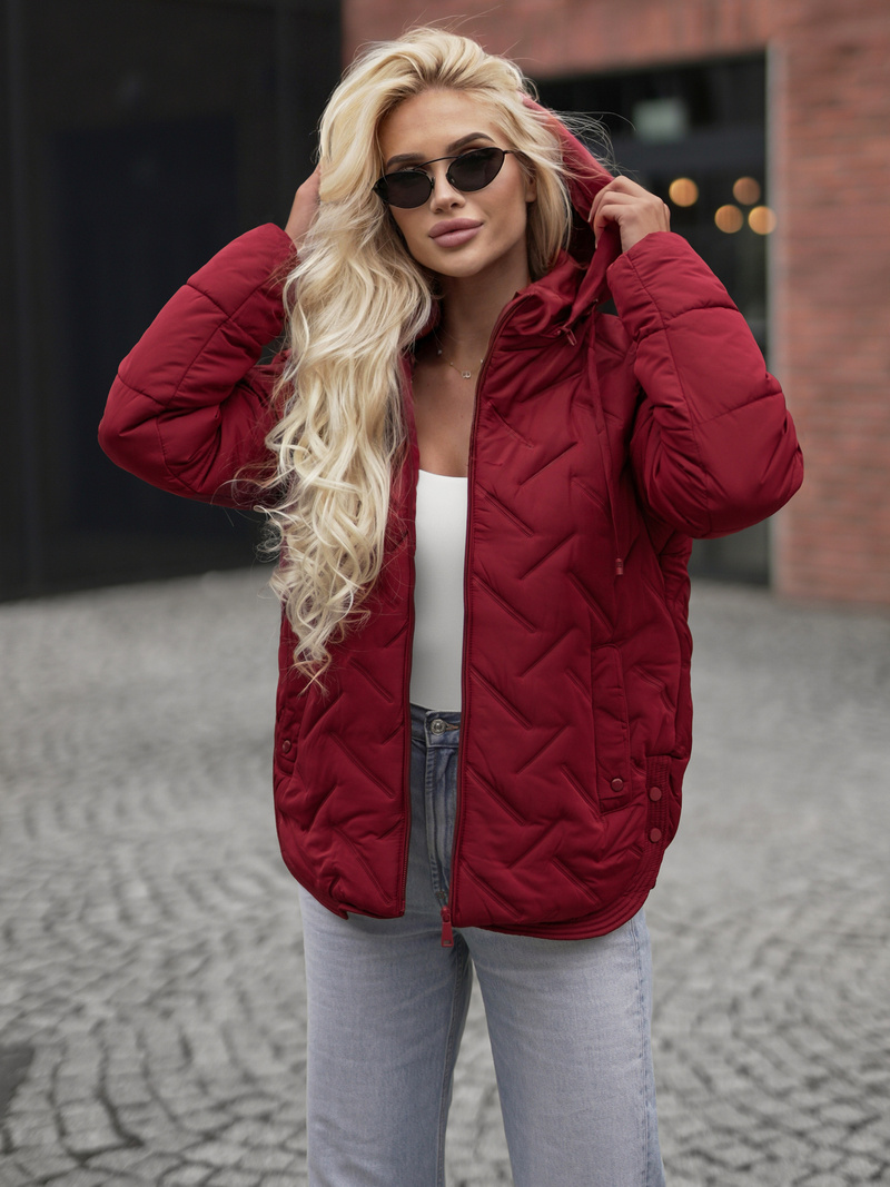 Дамско яке Бордо OZONEE JS/16M9300/06Z