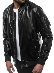 Мъжко яке черна OZONEE N/6147