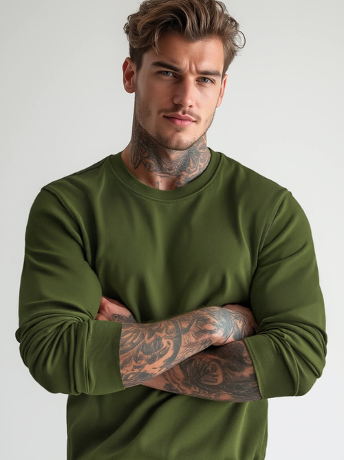 Мъжки суитшърт каки OZONEE JS/2001-10Z