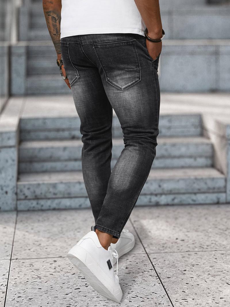 Мъжки дънки черни OZONEE NB/MP0091N