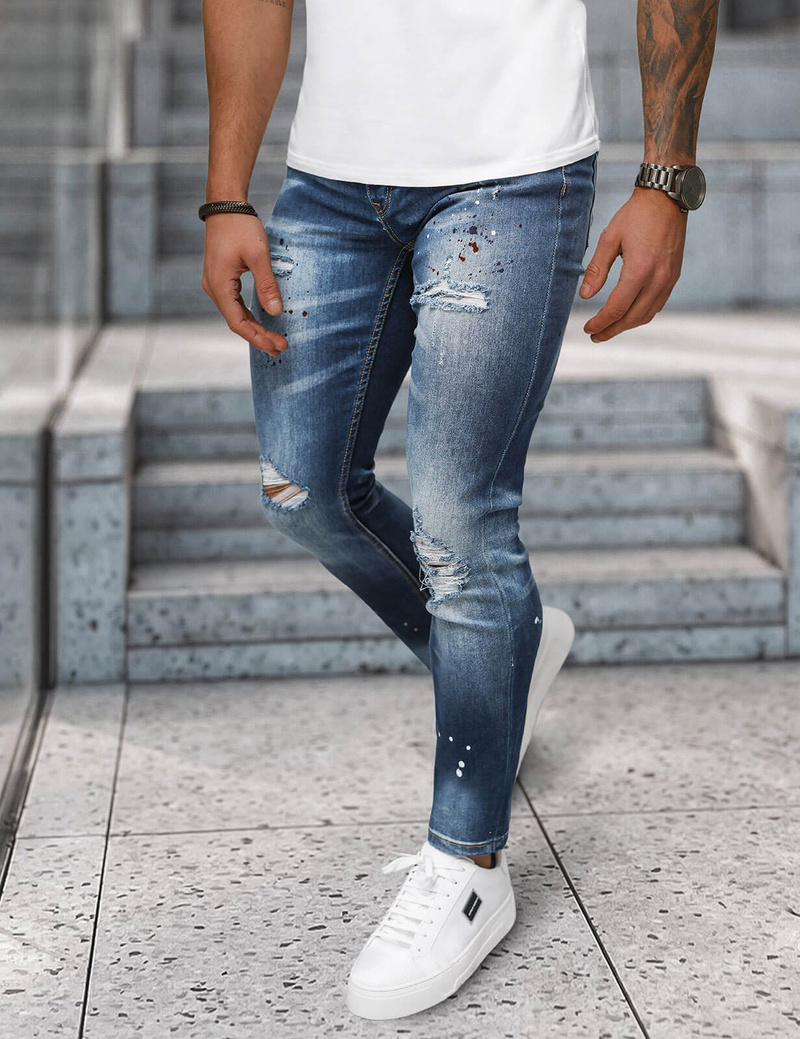 Мъжки дънки тъмносиньо OZONEE NB/MP0170BS