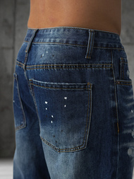 Мъжки дънки синьо OZONEE O/KK2885