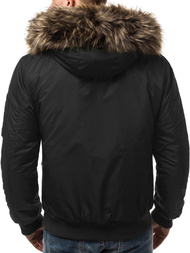 Мъжко яке черно OZONEE O/99122