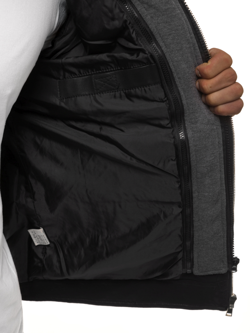 Мъжко яке черно OZONEE JB/JP1127