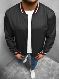 Мъжко яке черна OZONEE JS/8M96/3