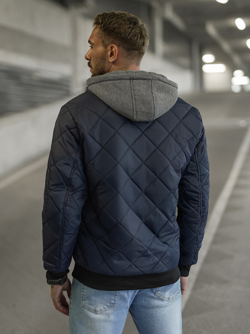 Мъжко яке тъмнсиня OZONEE JS/8M986/215Z