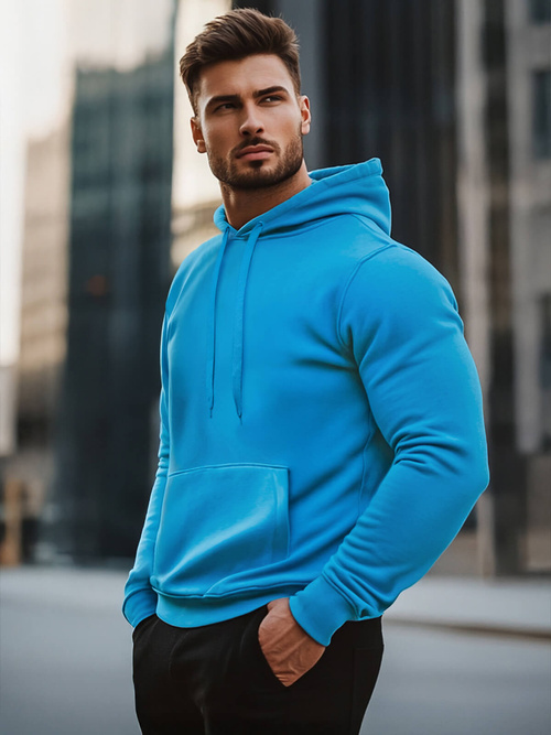 Мъжки суитшърт небесно синя OZONEE JS/2009Z