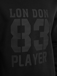 Мъжки суитшърт черен OZONEE JS/8B1976/3