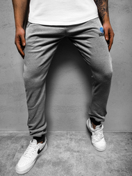 Мъжко долнище на анцуг сиво OZONEE JS/AM92Z