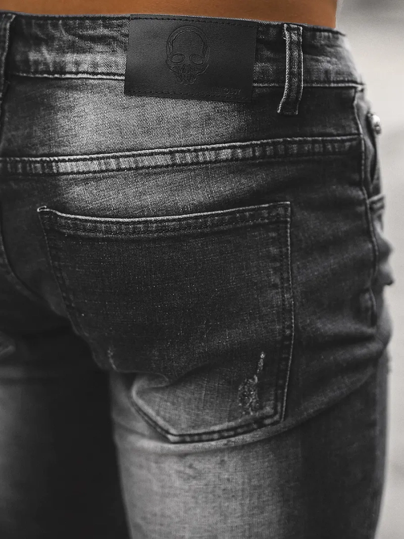 Мъжки дънки черни OZONEE NB/MP0126N