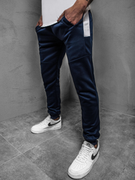 Мъжко долнище на анцуг тъмносиньо OZONEE JS/JZ11021Z