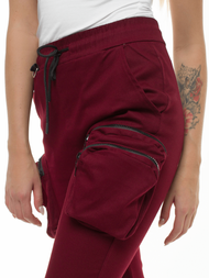 Дамски джогинг чино бордо OZONEE O/802