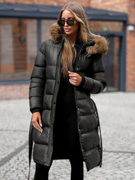 Дамско яке черно OZONEE JS/5M3298/392Z