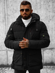 Зимно яке черно OZONEE JS/22M60/392Z