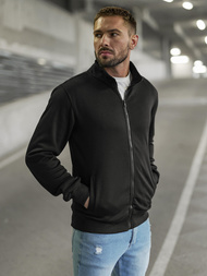 Мъжки суитшърт черен OZONEE JS/2002Z