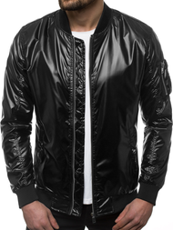 Мъжко яке черна OZONEE N/6147