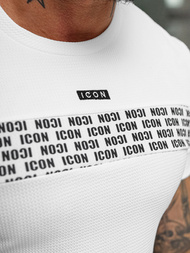 Мъжка тениска бял OZONEE O/B1216