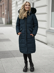 Дамско яке тъмносиньо OZONEE O/W377