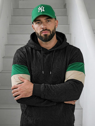 Мъжки суитшърт черно OZONEE JS/3B578