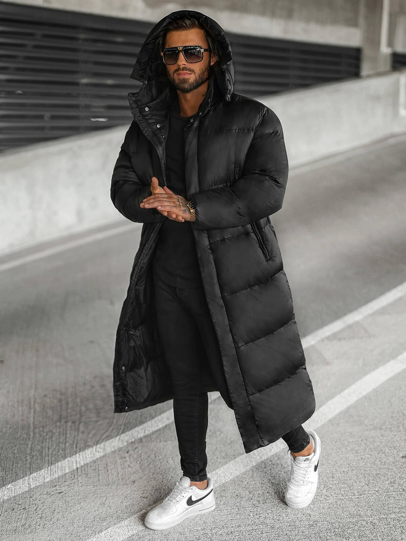 Мъжко яке черно OZONEE O/M3202Z