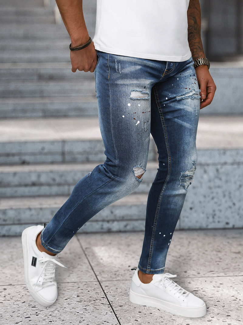 Мъжки дънки тъмносиньо OZONEE NB/MP0170BS