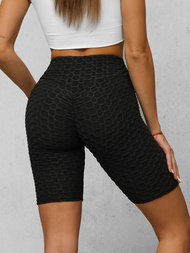 Къс черен дамски клин OZONEE JS/17K593/3