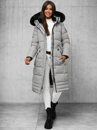 Дамско яке сива OZONEE O/W377