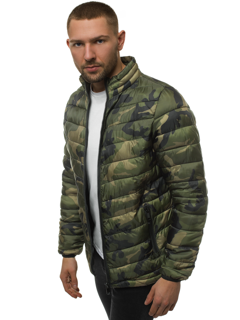 Мъжко яке зелена-камуфлажно OZONEE JS/SM80Z