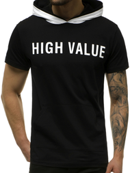 Мъжка Тениска черни OZONEE MAD/3076