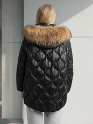 Дамско яке черно OZONEE O/5M3226/392Z