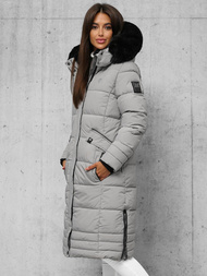 Дамско яке сива OZONEE O/W377