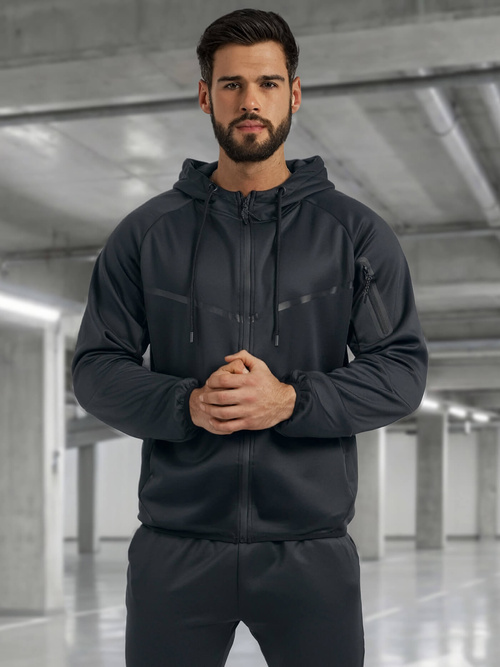 Мъжки спортен екип тъмносин OZONEE JS/8C1966/25