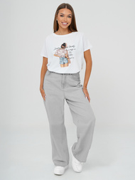 Дамска тениска бял OZONEE JS/95T2573/1