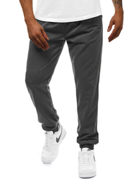 Мъжко долнище на анцуг графитно OZONEE JS/HH02