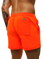 Мъжки плувни шорти оранжево OZONEE ST002-1