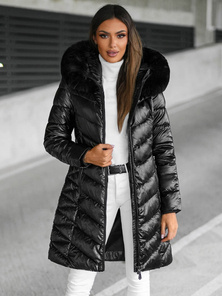 Дамско яке черна OZONEE JS/16M9100/392Z