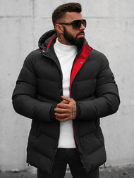 Мъжко яке черна OZONEE N/7330Z