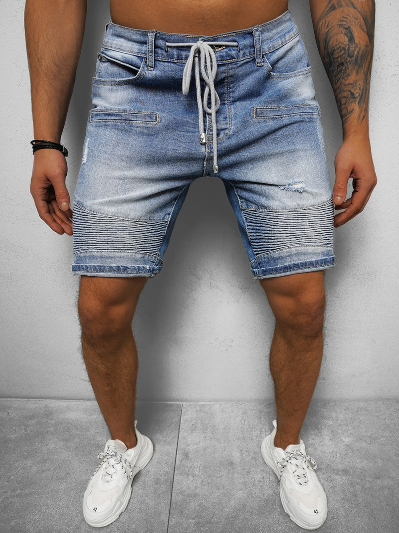 Mъжки шорти синьо OZONEE NB/MP0033B/1