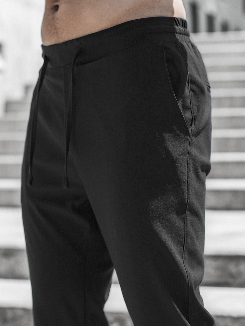 Мъжки панталони чино черни OZONEE DJ/5574