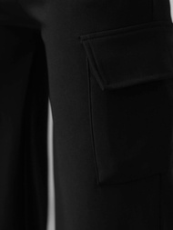 Дамски панталон черни OZONEE JS/92K515/3