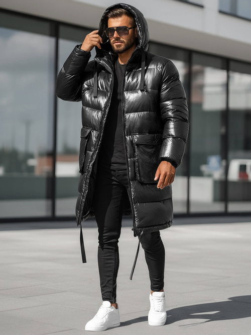 Мъжко яке черен OZONEE O/M3205Z