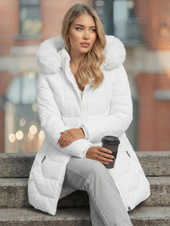 Дамско яке бял OZONEE JS/16M9121/281Z