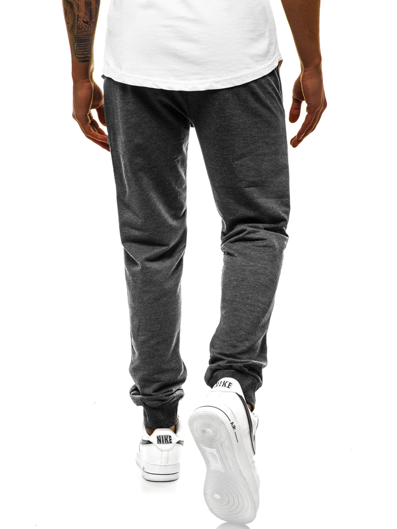 Мъжко долнище на анцуг графитно JS/XW001S