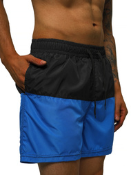 Мъжки плувни шорти черно-синьо OZONEE JS/HM060