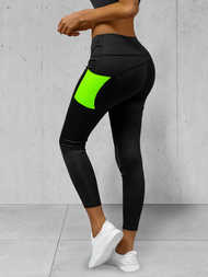 Дамски клин черни OZONEE O/XL009/1